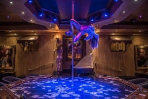 Pole Dancers showing off their skills